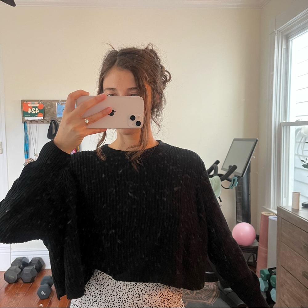 Cotton On Black Knit Pullover
